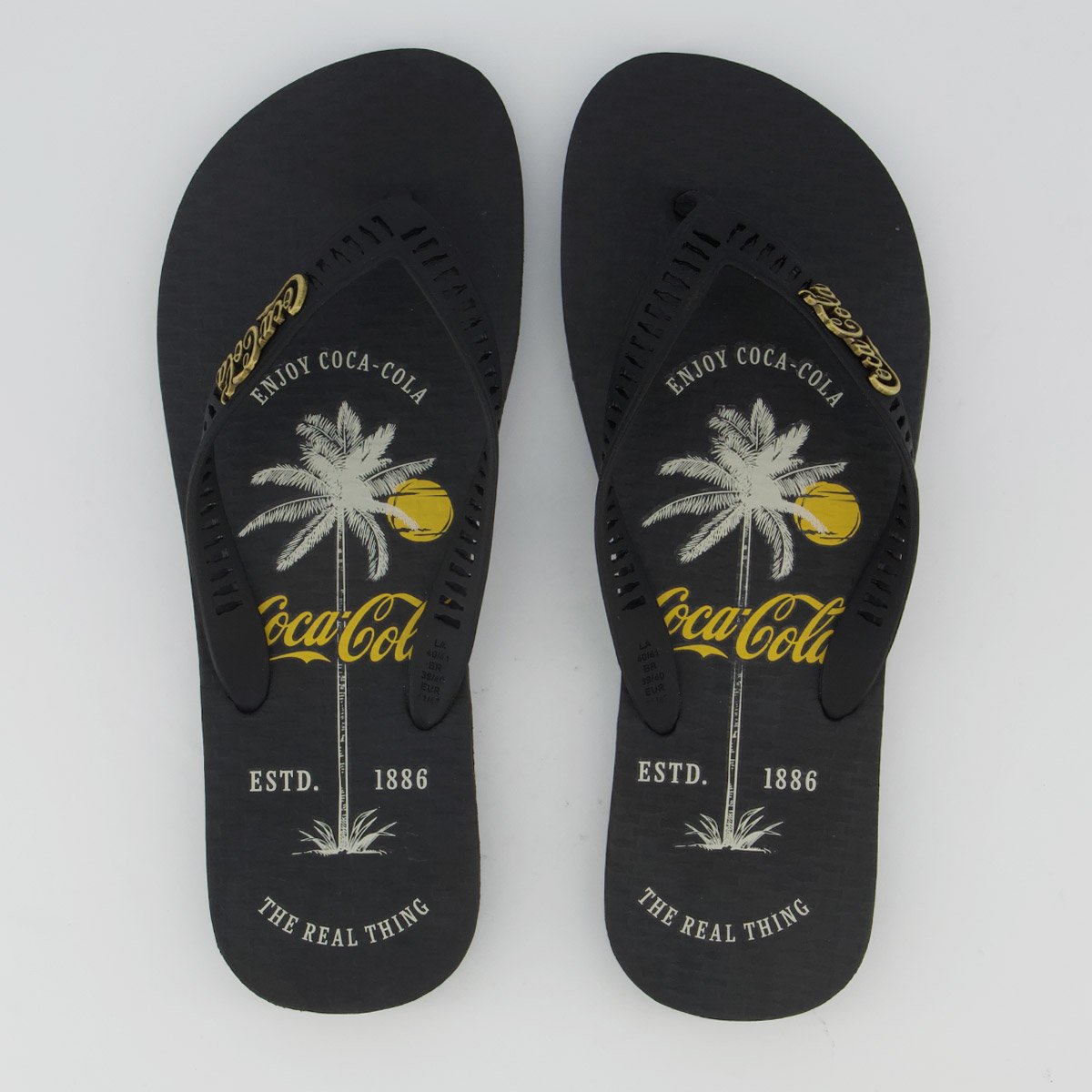 Chinelo Coca Cola Kamari Preto