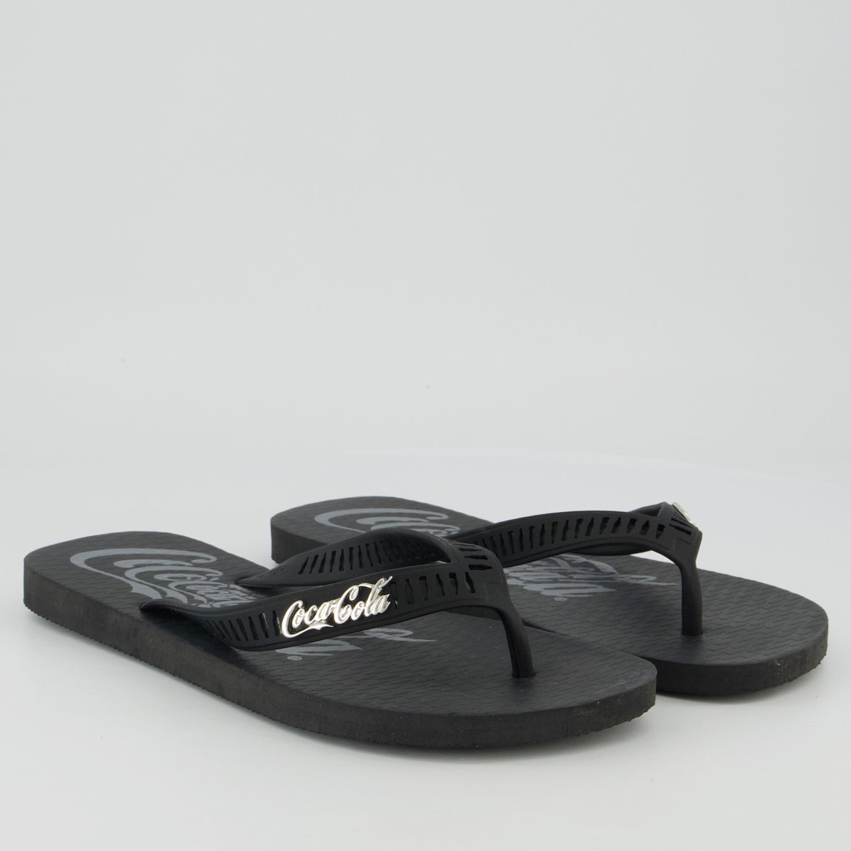 Chinelo Coca Cola Fusion Preto Preto 2