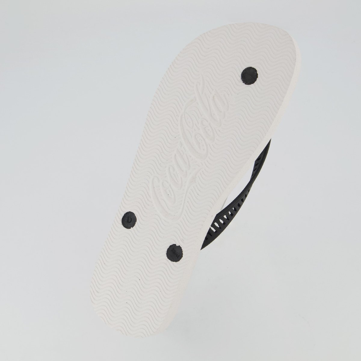 Chinelo Coca Cola Dayton Branco e Preto Branco/Preto 5