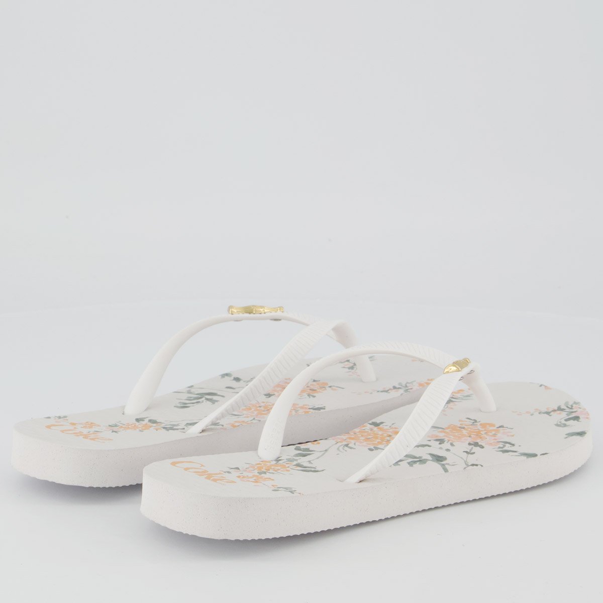 Chinelo Coca Cola Sara Feminino Branco Branco 4