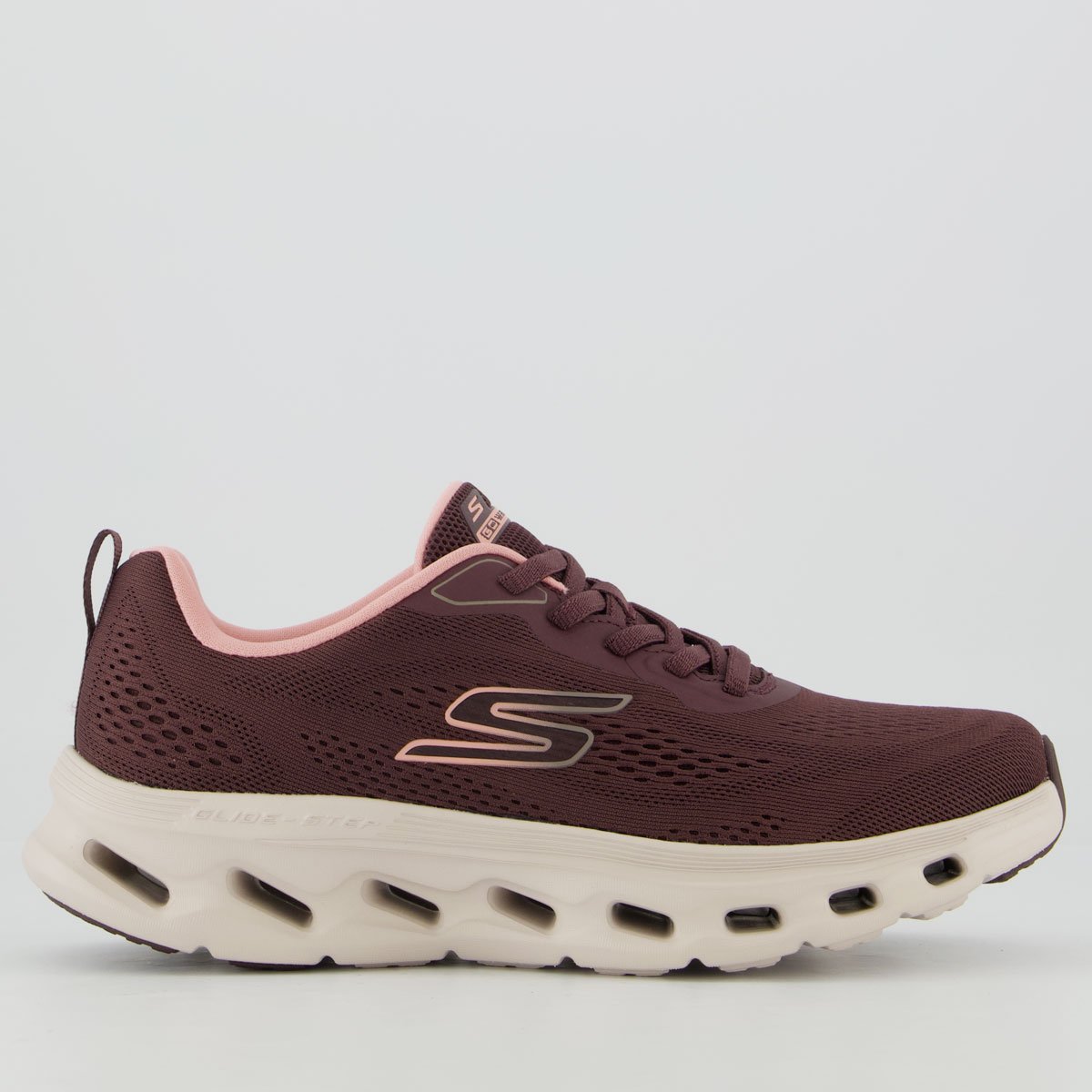 Tênis Skchers Go Walk Glide-Step 2.0 Feminino Bordô