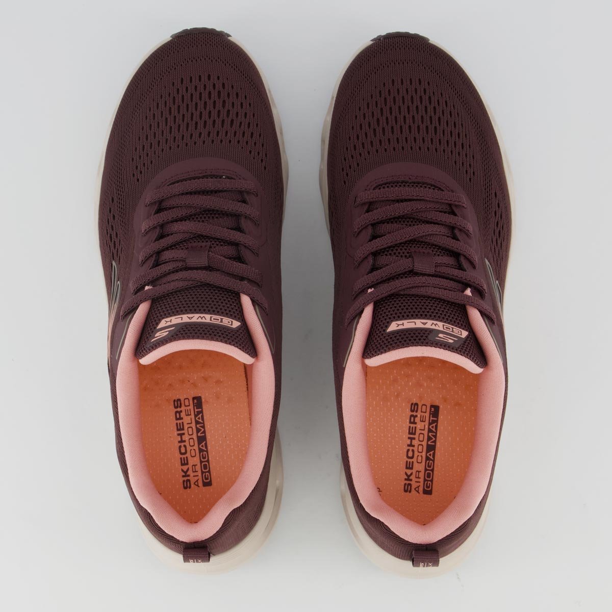 Tênis Skchers Go Walk Glide-Step 2.0 Feminino Bordô Bordô 4