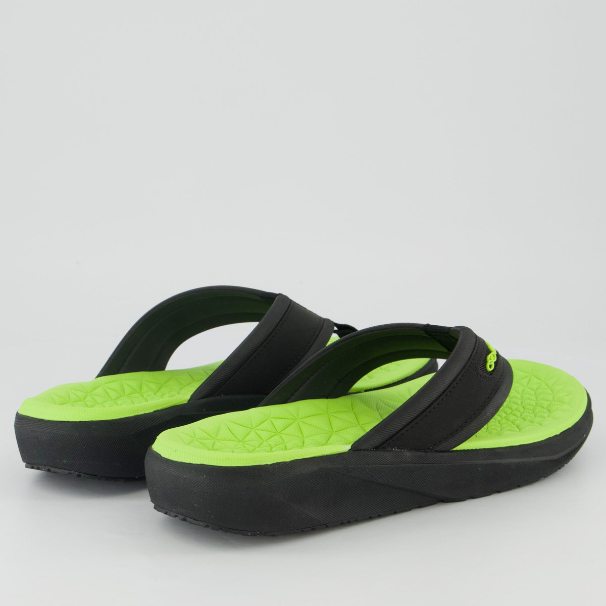 Chinelo Olympikus 921 Plus Preto e Verde Preto 4