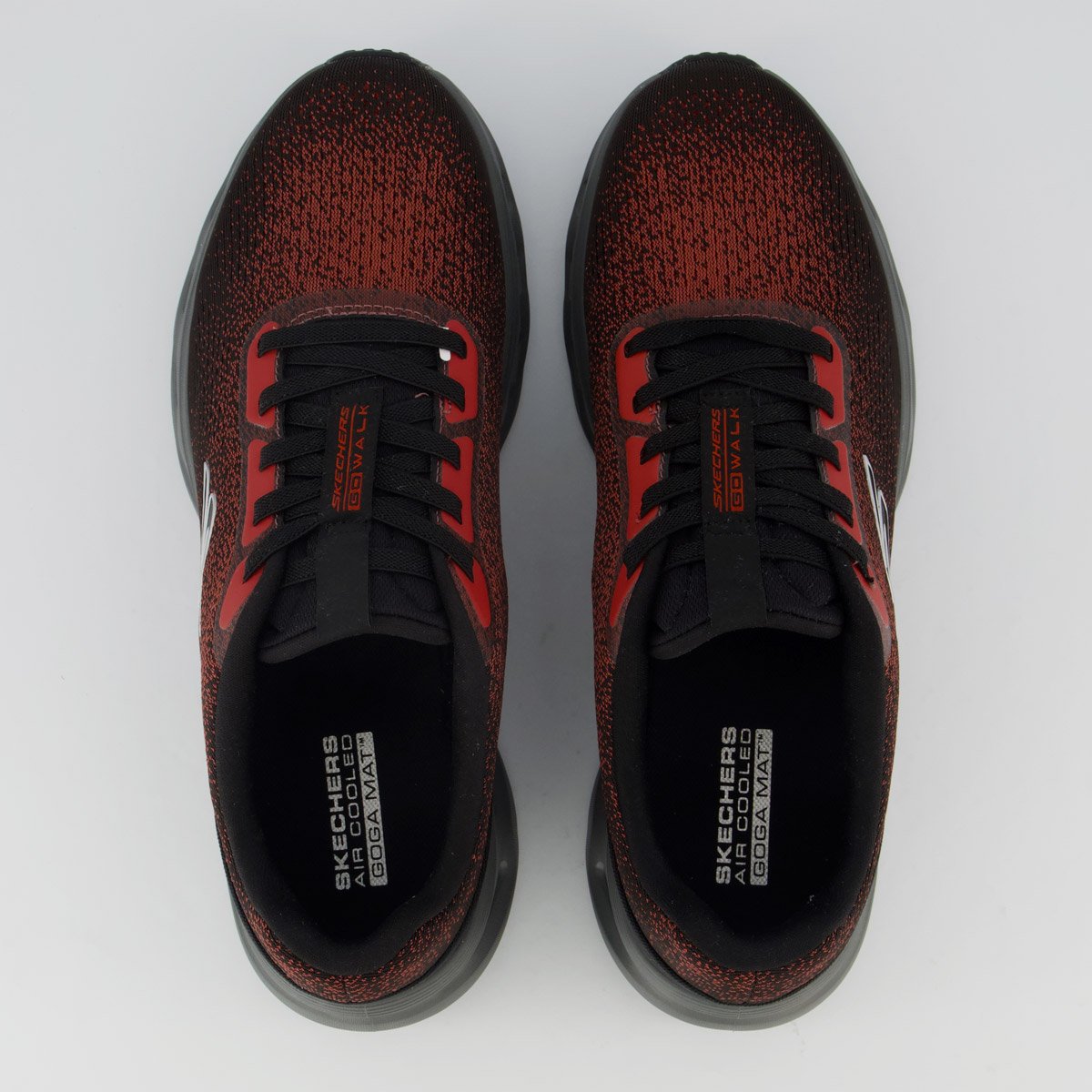 Tênis Skchers Go Walk Glide-Step 2.0 Vermelho e Preto Preto 4