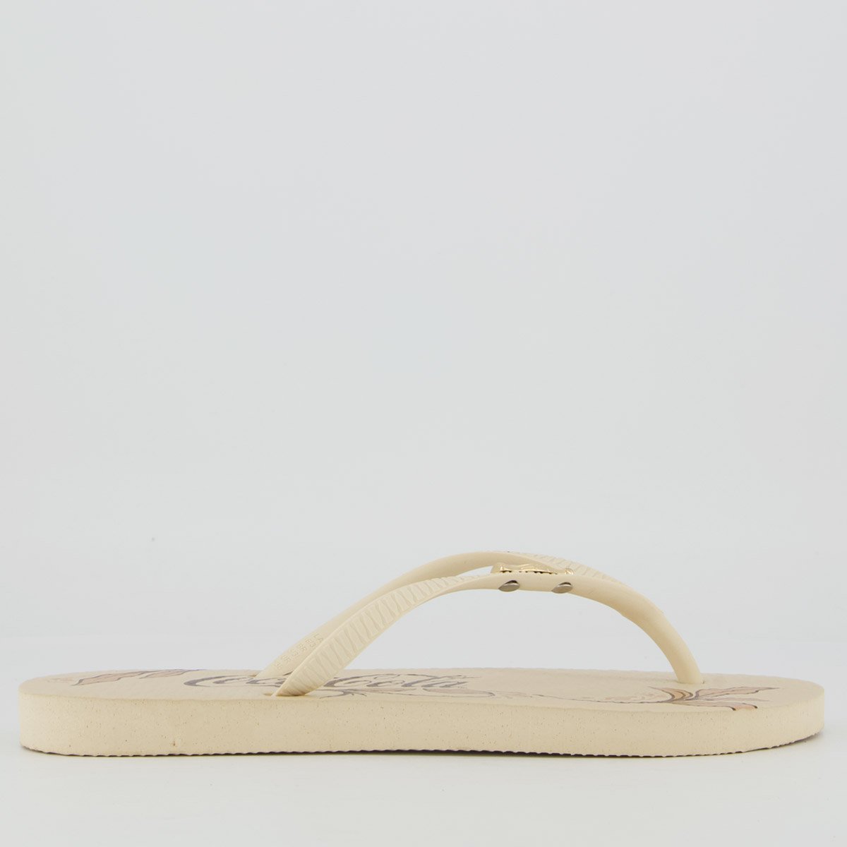 Chinelo Coca Cola James Feminino Off White Off White 2