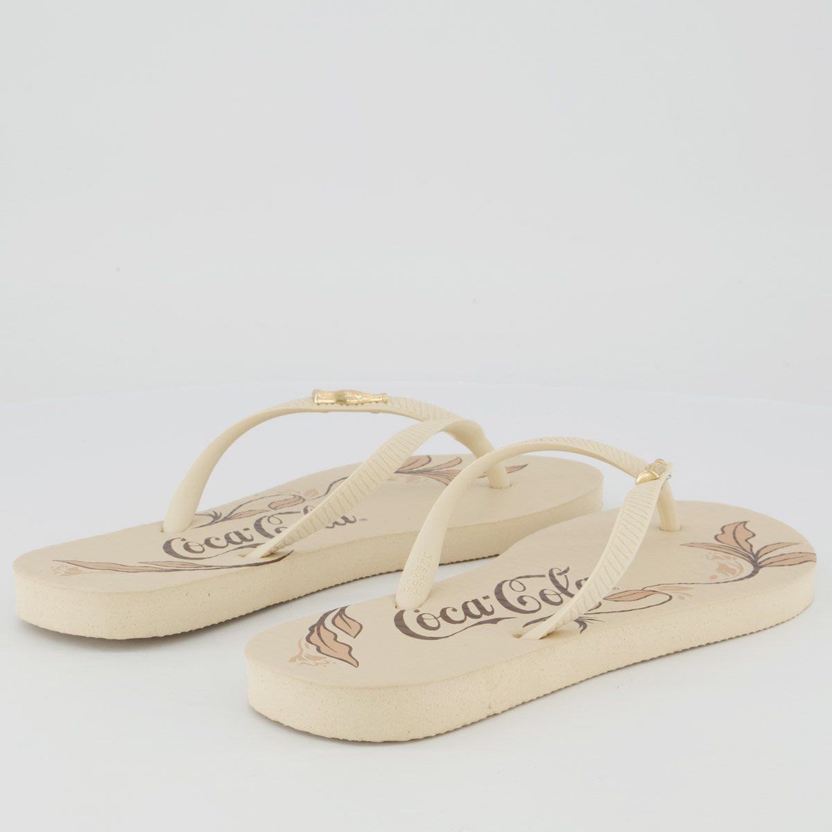 Chinelo Coca Cola James Feminino Off White Off White 4