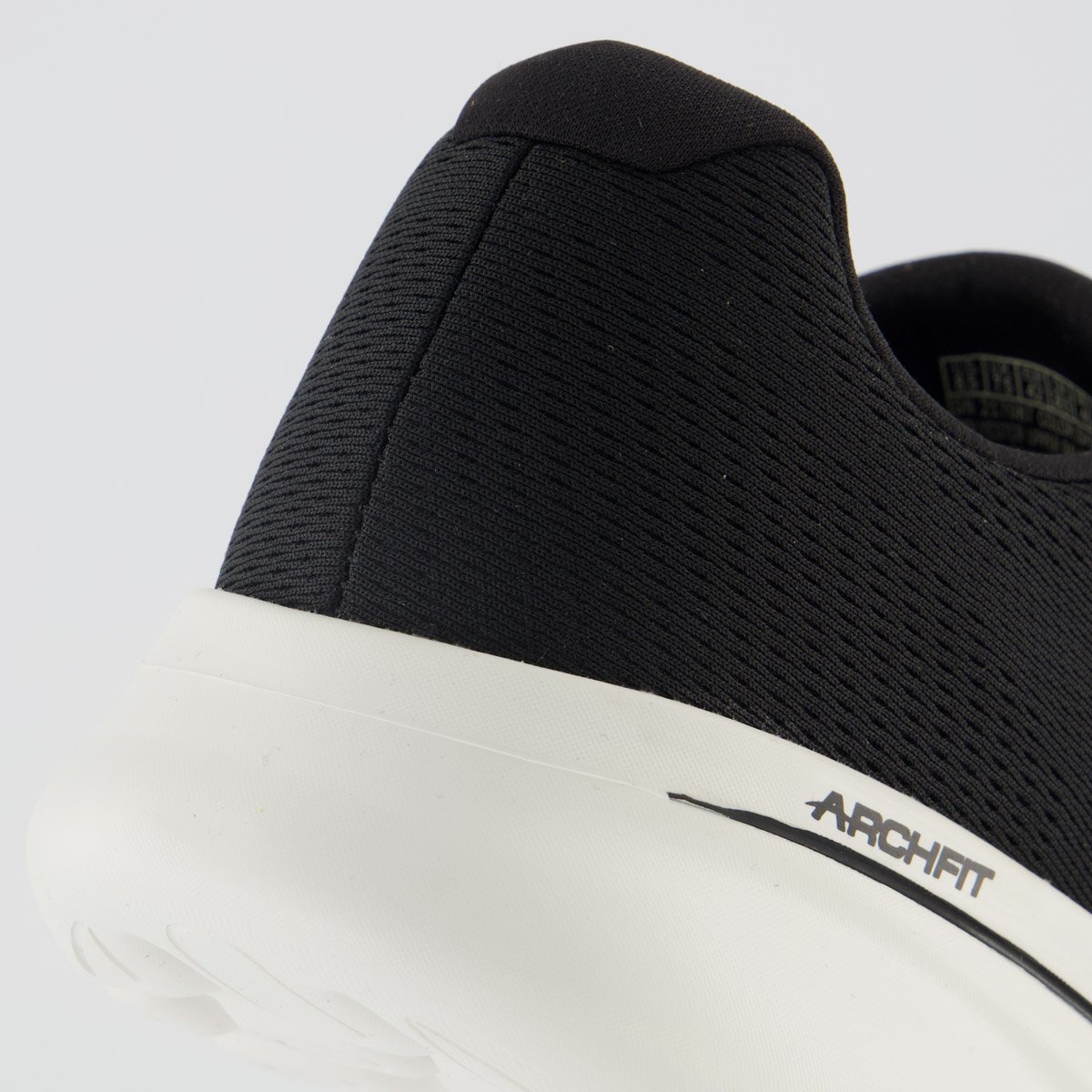 Tênis Skechers Arch Fit N-Joy Preto e Branco Preto 6