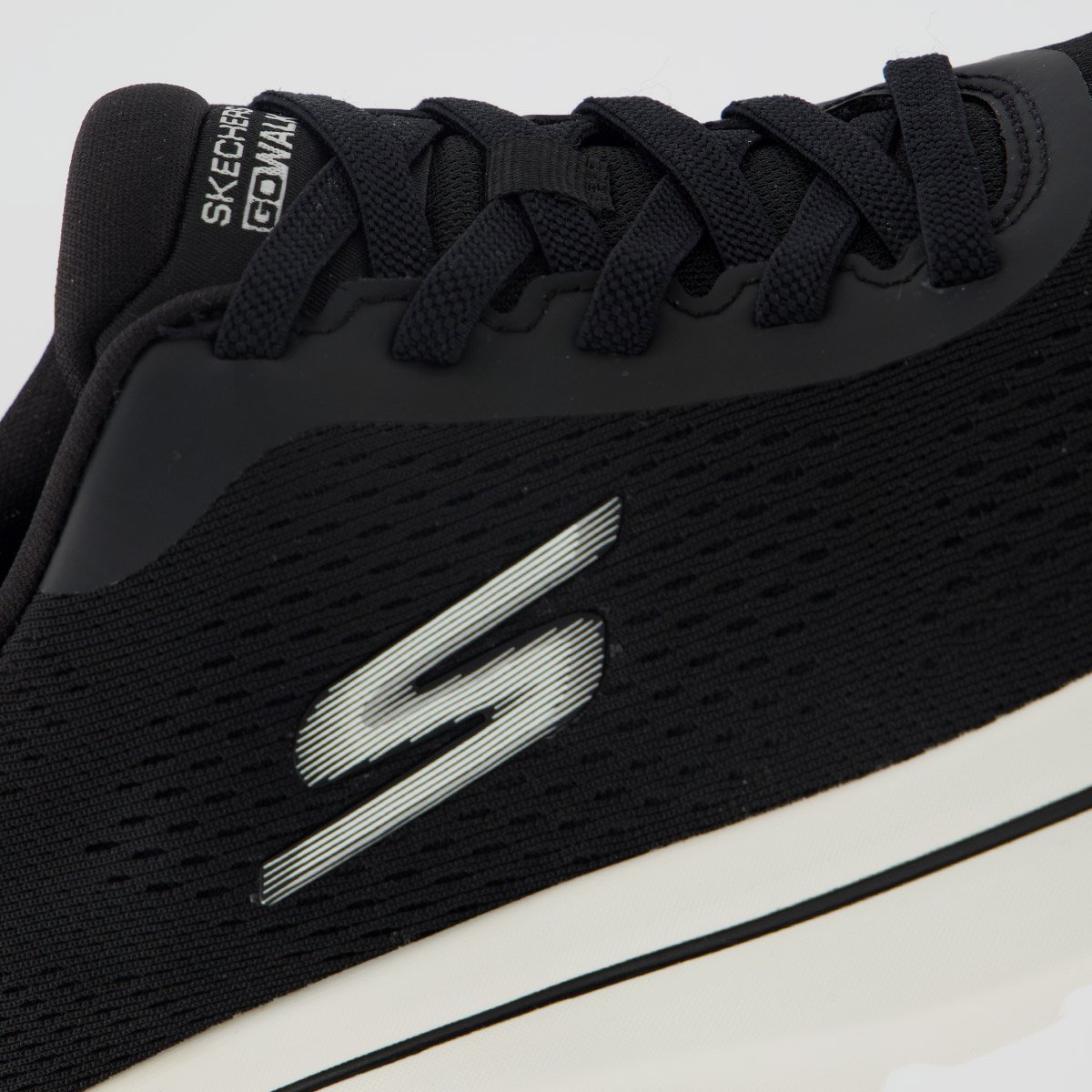 Tênis Skechers Arch Fit N-Joy Preto e Branco Preto 7