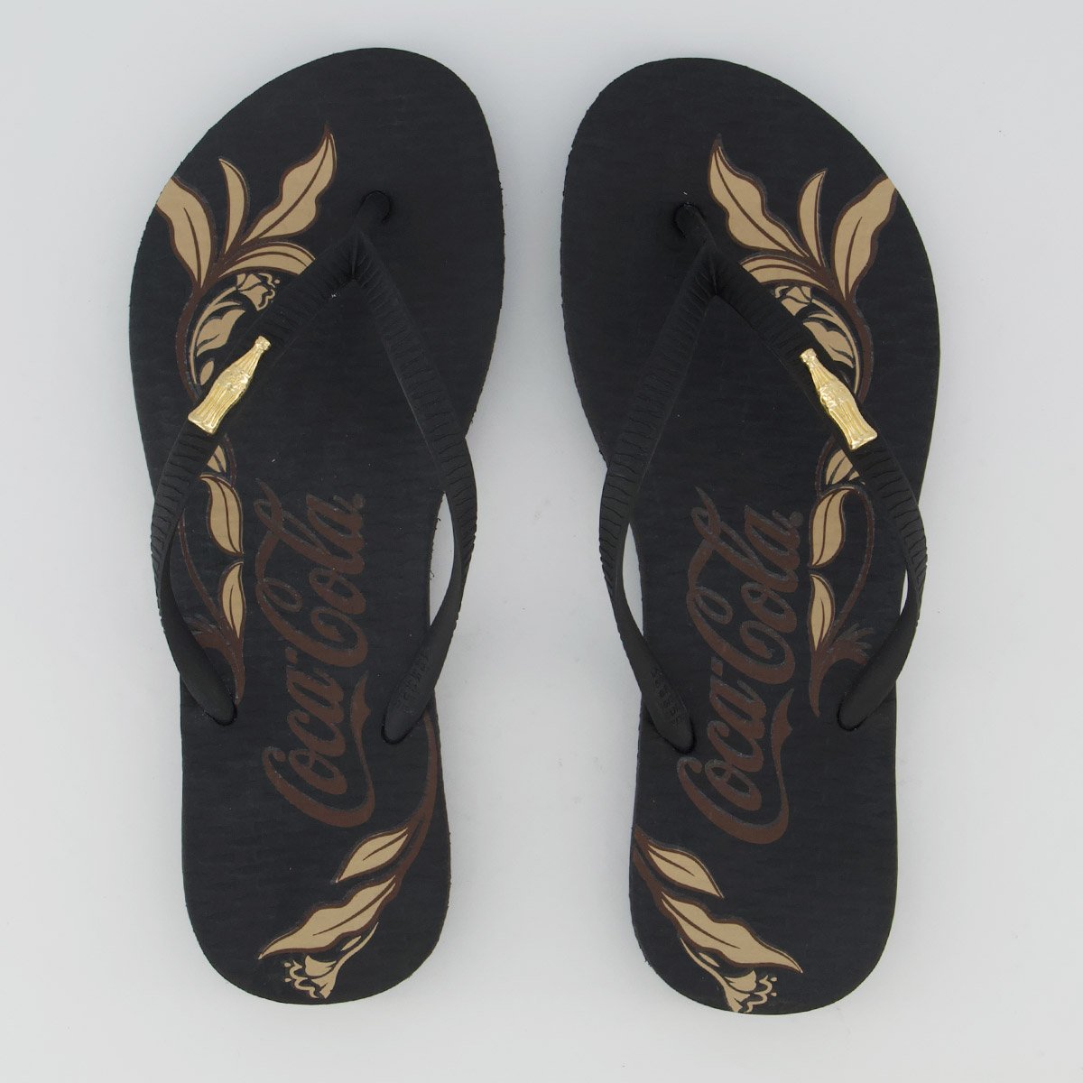 Chinelo Coca Cola James Feminino Preto