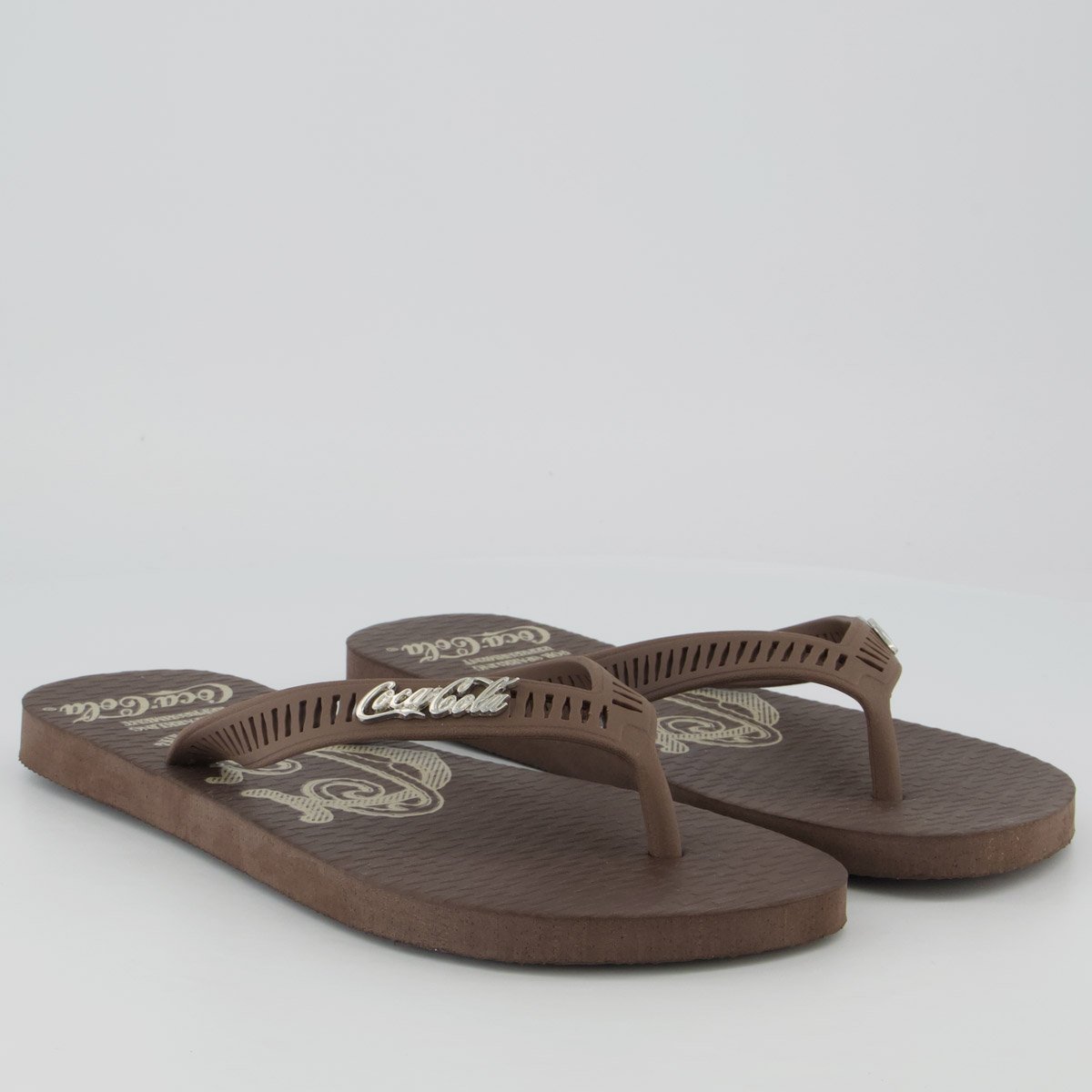 Chinelo Coca Cola Ithaca Marrom Marrom 3