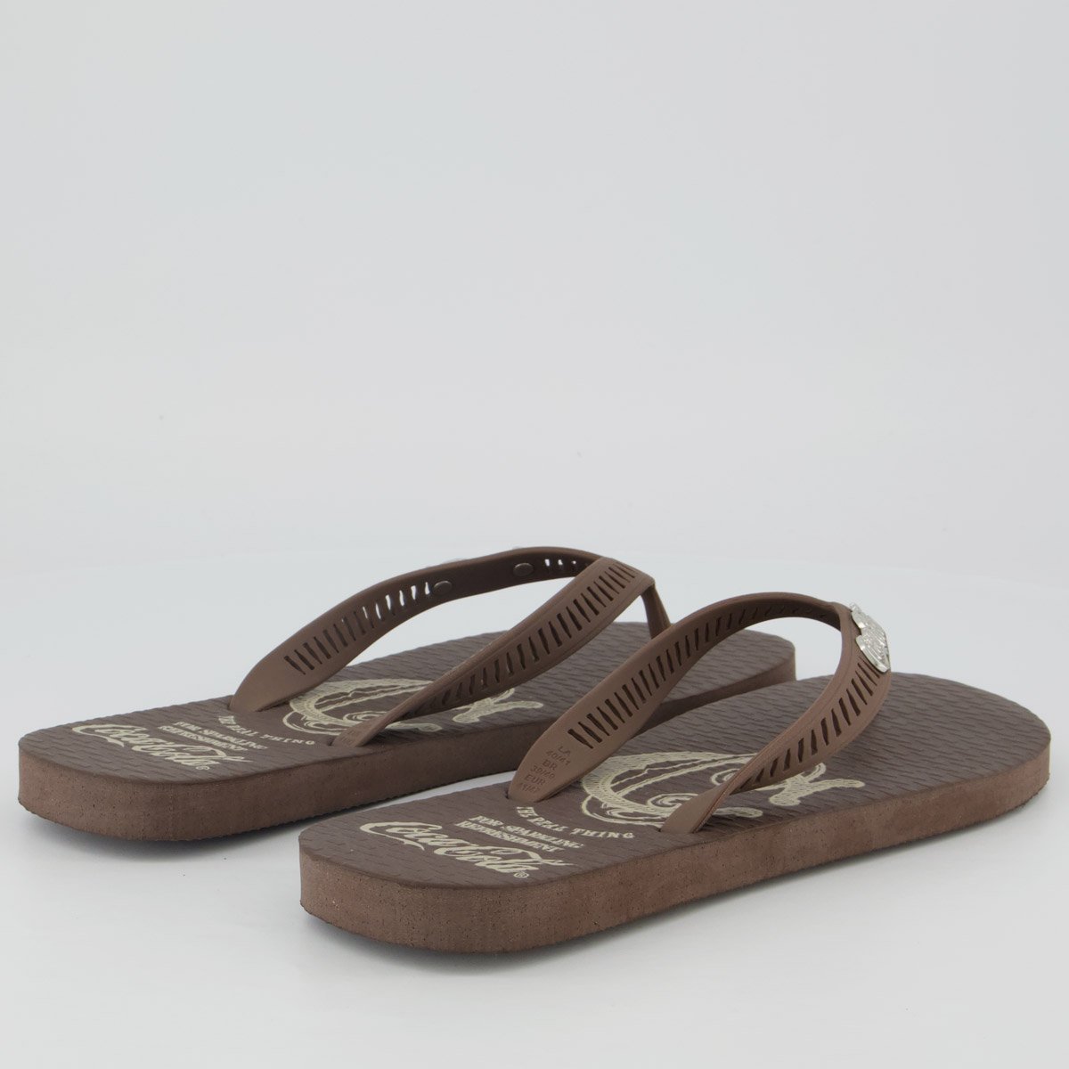 Chinelo Coca Cola Ithaca Marrom Marrom 4