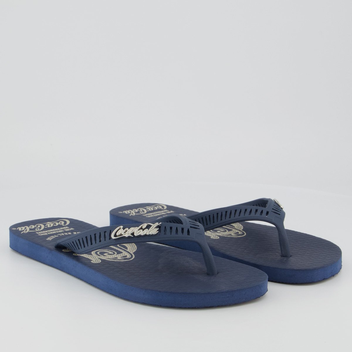 Chinelo Coca Cola Ithaca Marinho Azul 3
