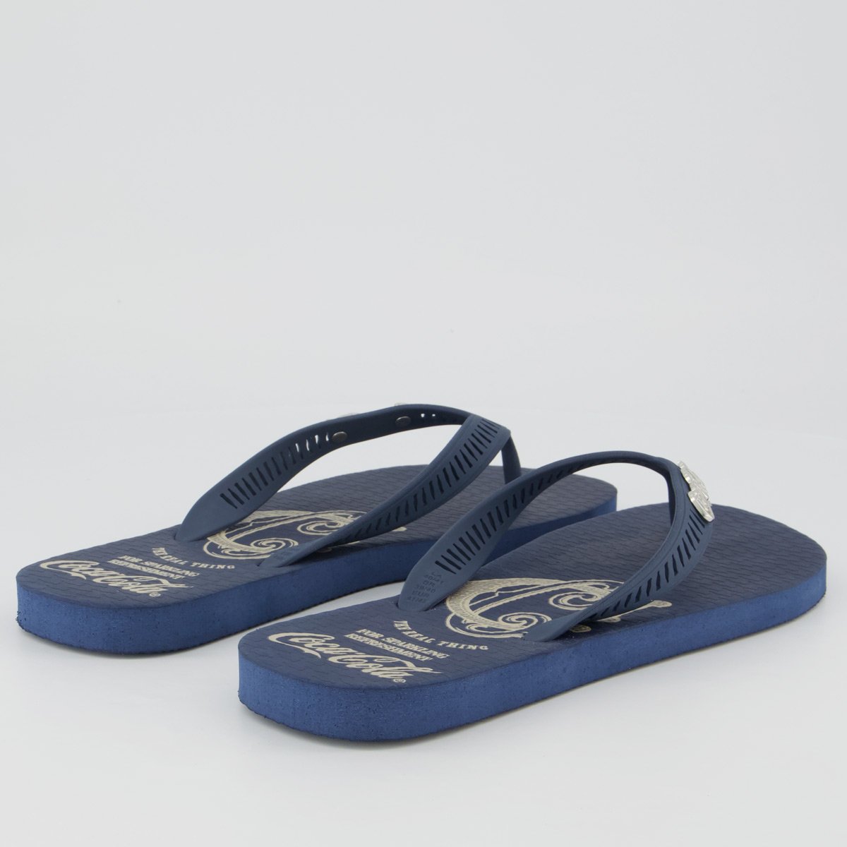 Chinelo Coca Cola Ithaca Marinho Azul 4