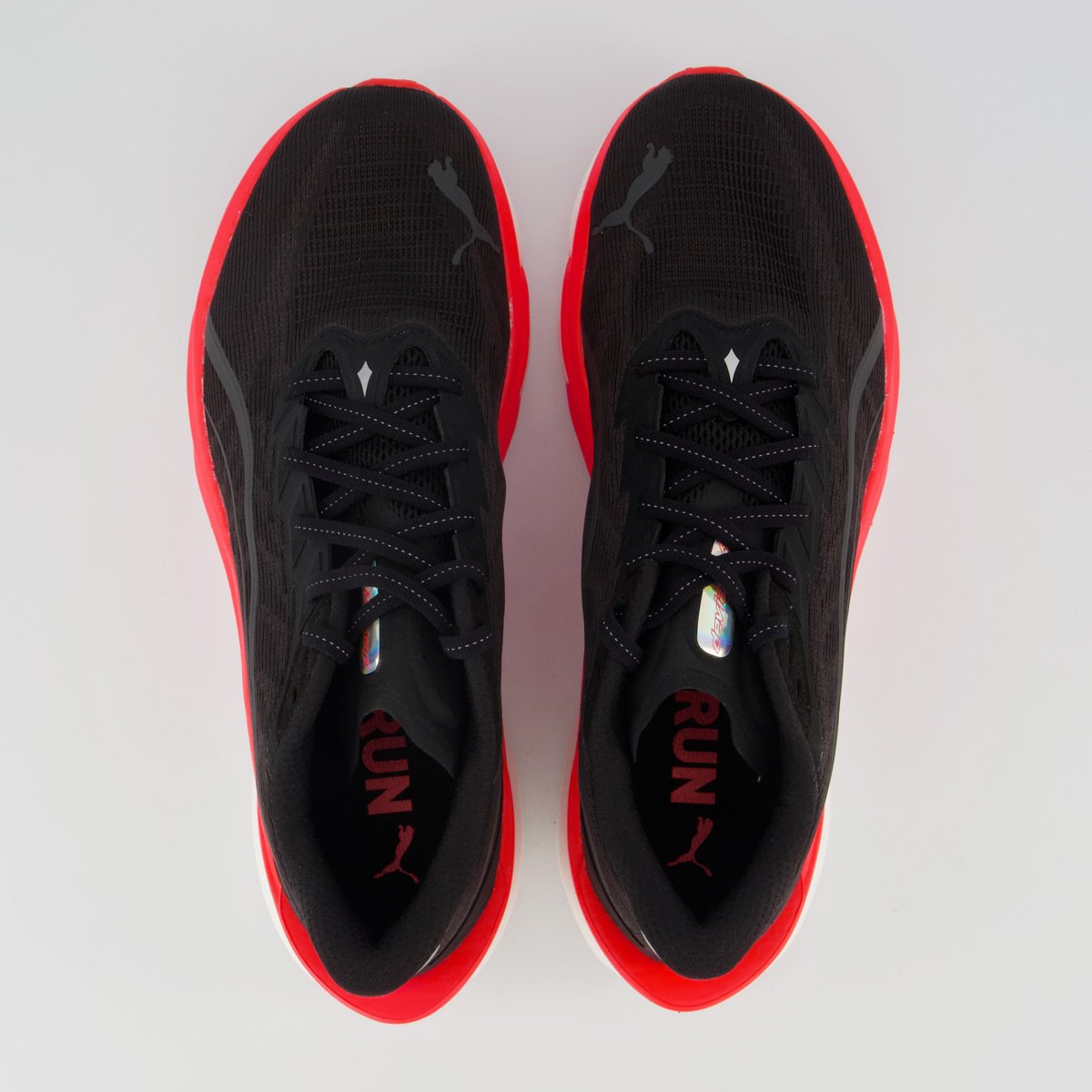Tênis Puma Deviate Nitro 4 Preto e Vermelho Preto 4