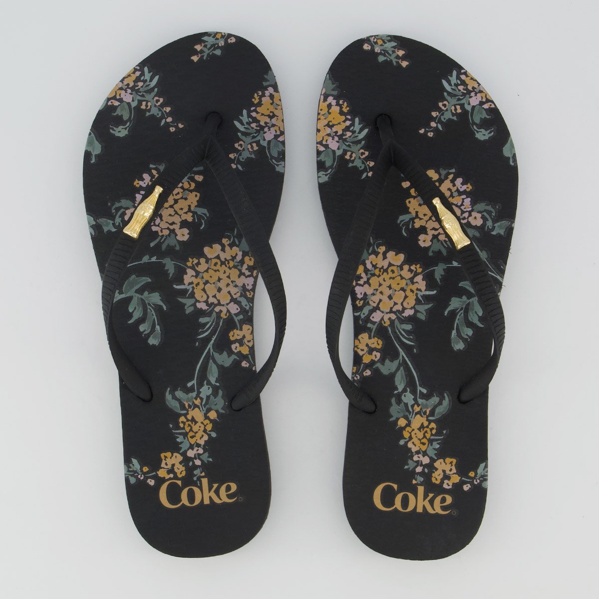 Chinelo Coca Cola Sara Feminino Preto
