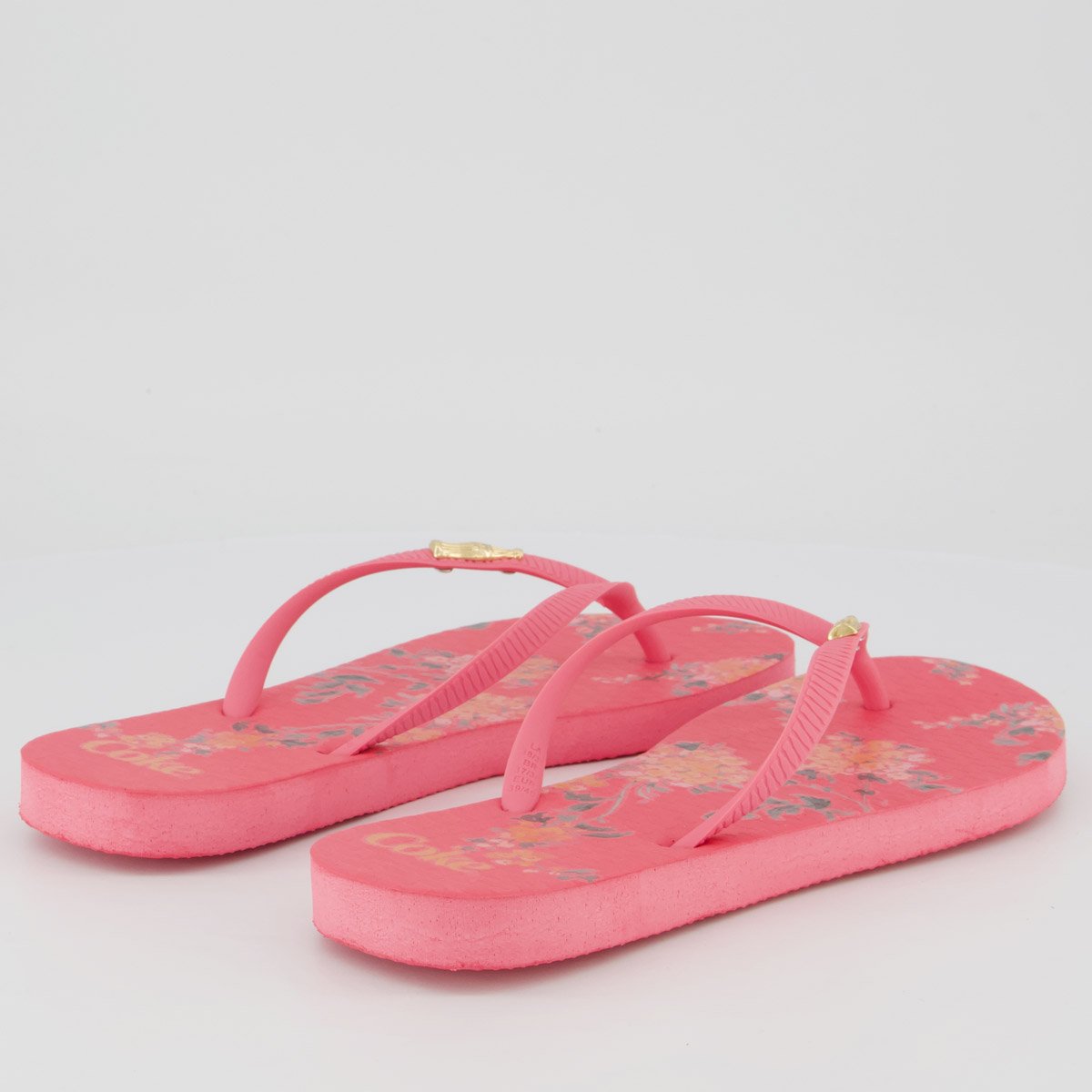 Chinelo Coca Cola Sara Feminino Rosa Rosa 4