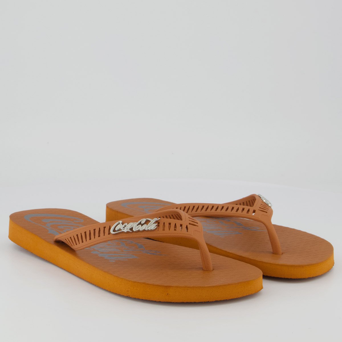 Chinelo Coca Cola Fusion Marrom Marrom 3
