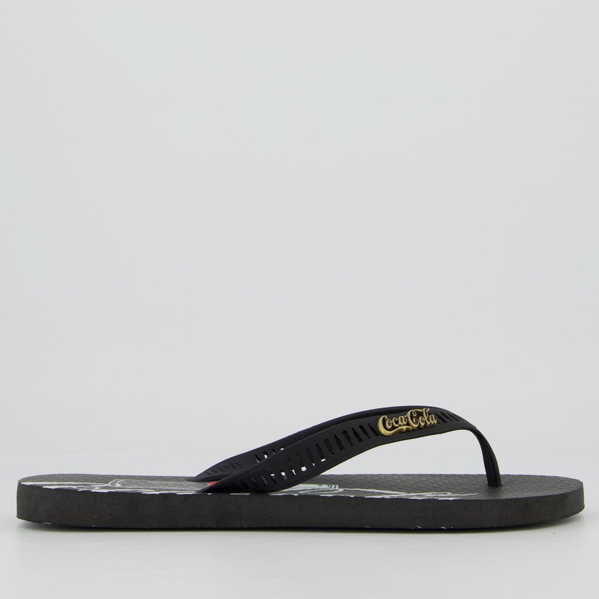 Chinelo Coca Cola Dayton Preto Preto 2