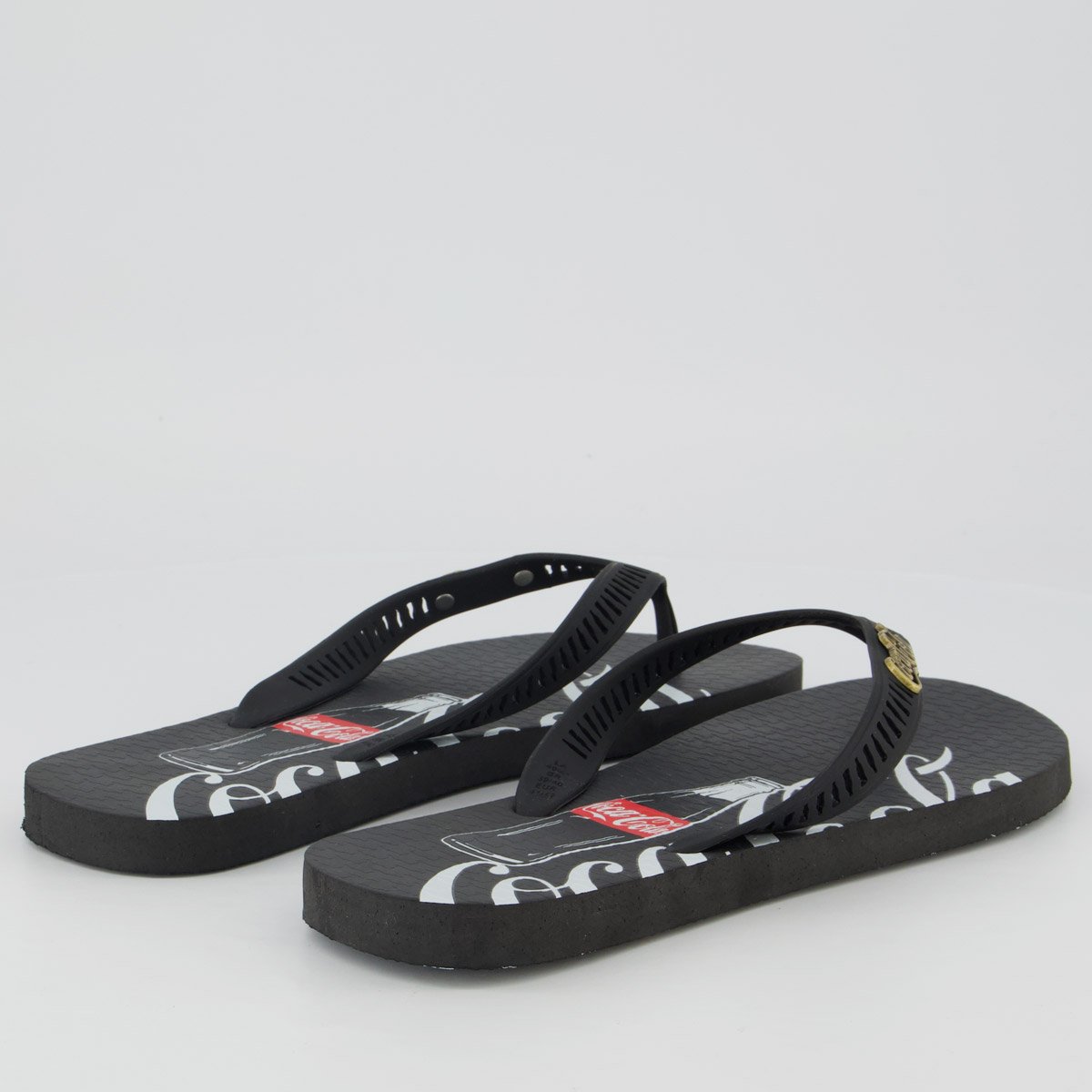 Chinelo Coca Cola Dayton Preto Preto 4