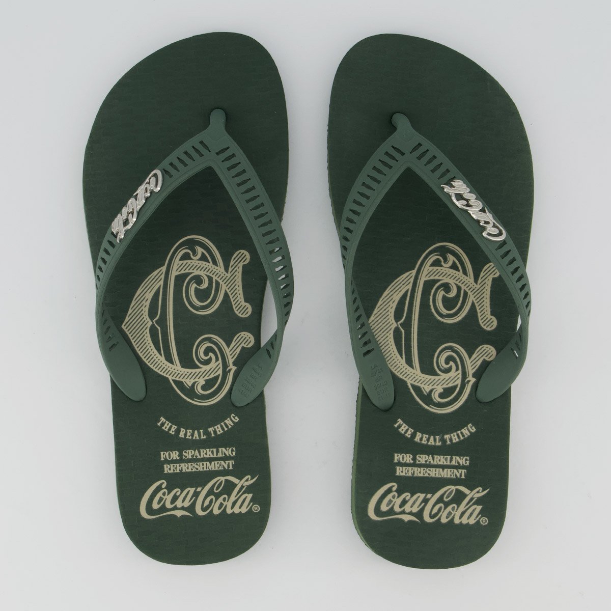 Chinelo Coca Cola Ithaca Verde Oliva