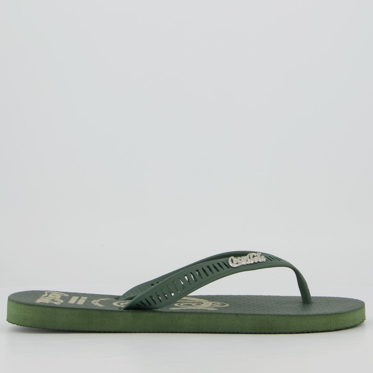 Chinelo Coca Cola Ithaca Verde Oliva Verde 2
