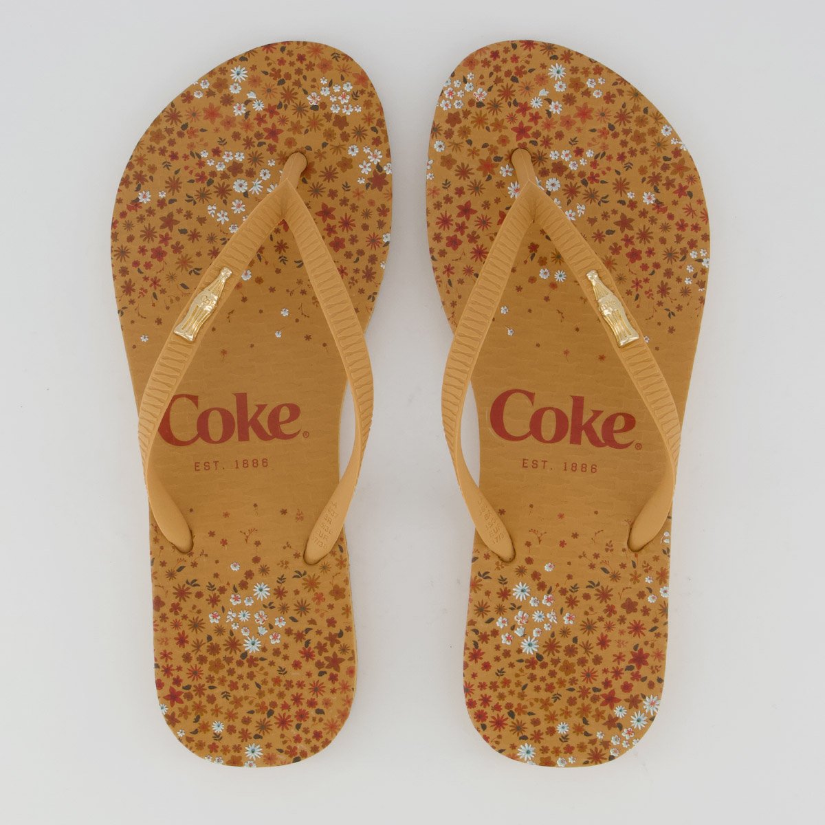 Chinelo Coca Cola Aiken Feminino Marrom