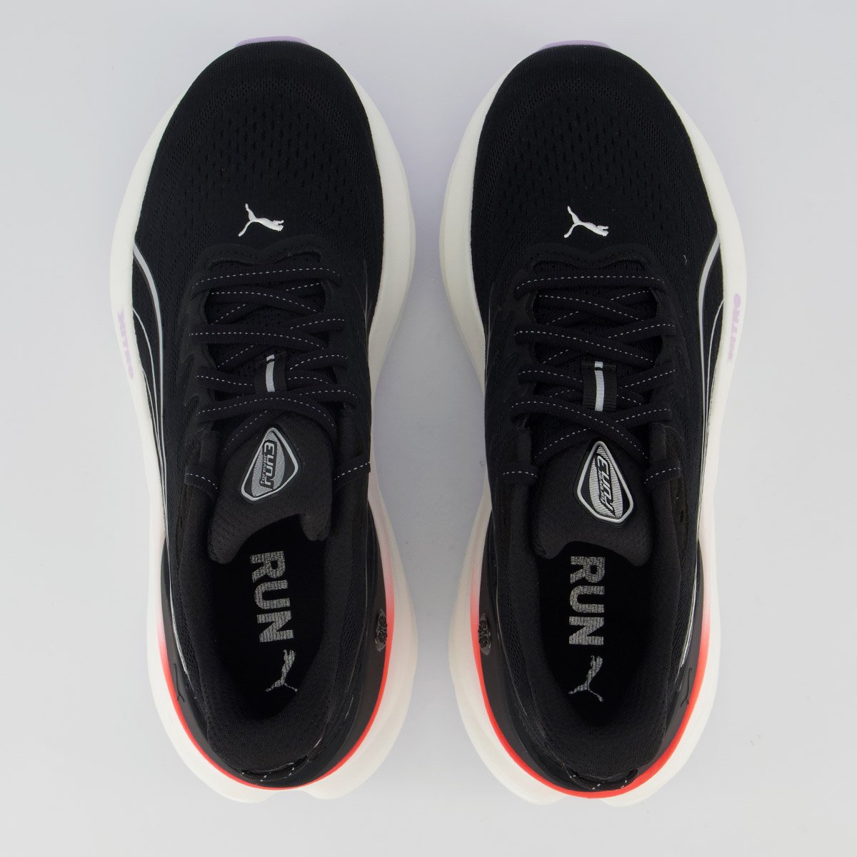 Tênis Puma Foreverun Nitro 3 Feminino Preto e Vermelho Preto 4