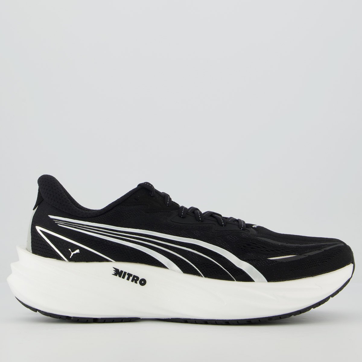 Tênis Puma Velocity Nitro 5 Preto e Branco