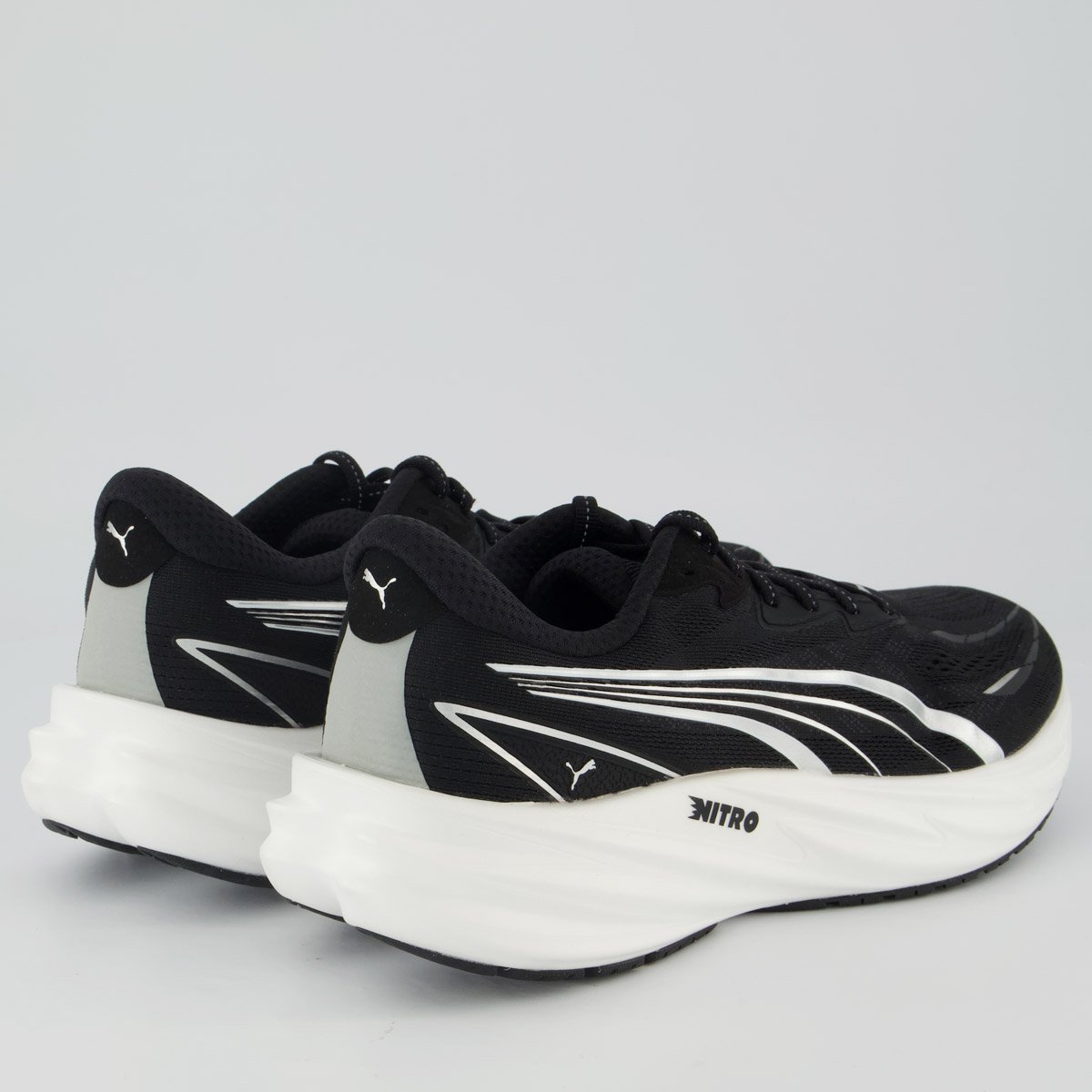 Tênis Puma Velocity Nitro 5 Preto e Branco Preto 3