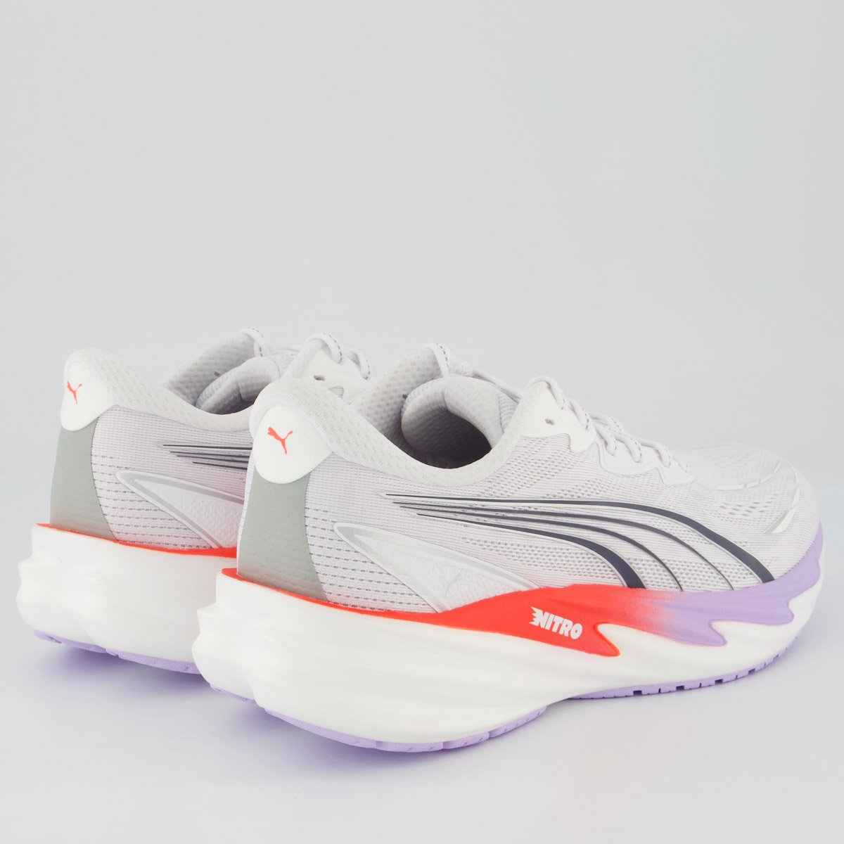 Tênis Puma Velocity Nitro 5 Feminino Branco e Rosa Branco 3