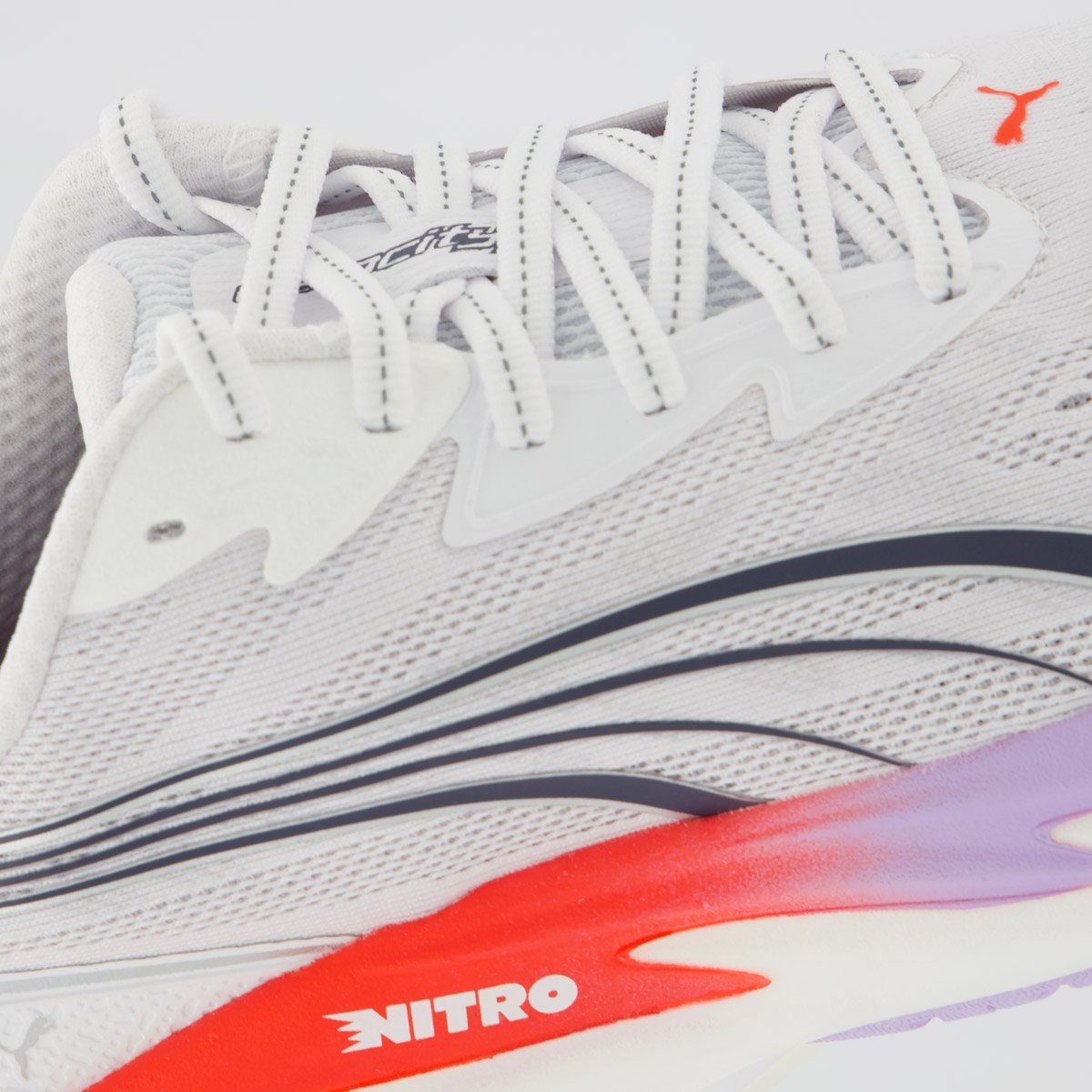 Tênis Puma Velocity Nitro 5 Feminino Branco e Rosa Branco 7
