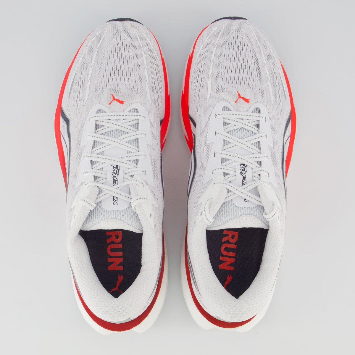 Tênis Puma Velocity Nitro 5 Branco e Vermelho Branco 4