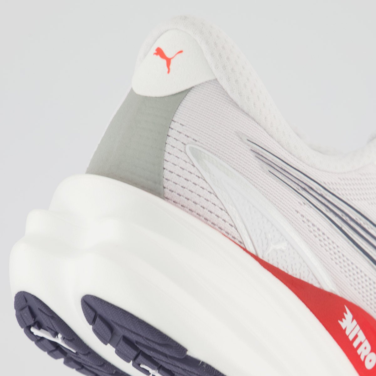 Tênis Puma Velocity Nitro 5 Branco e Vermelho Branco 6