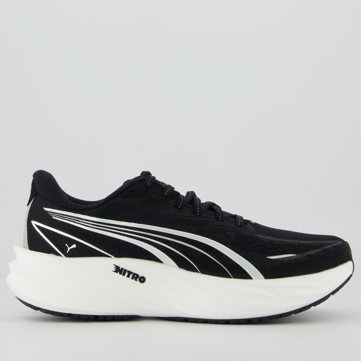 Tênis Puma Velocity Nitro 5 Wns Feminino Preto e Branco