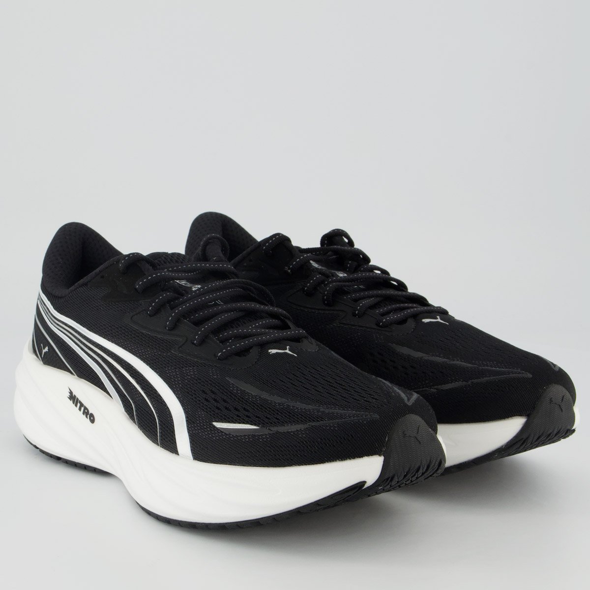 Tênis Puma Velocity Nitro 5 Wns Feminino Preto e Branco Preto 2