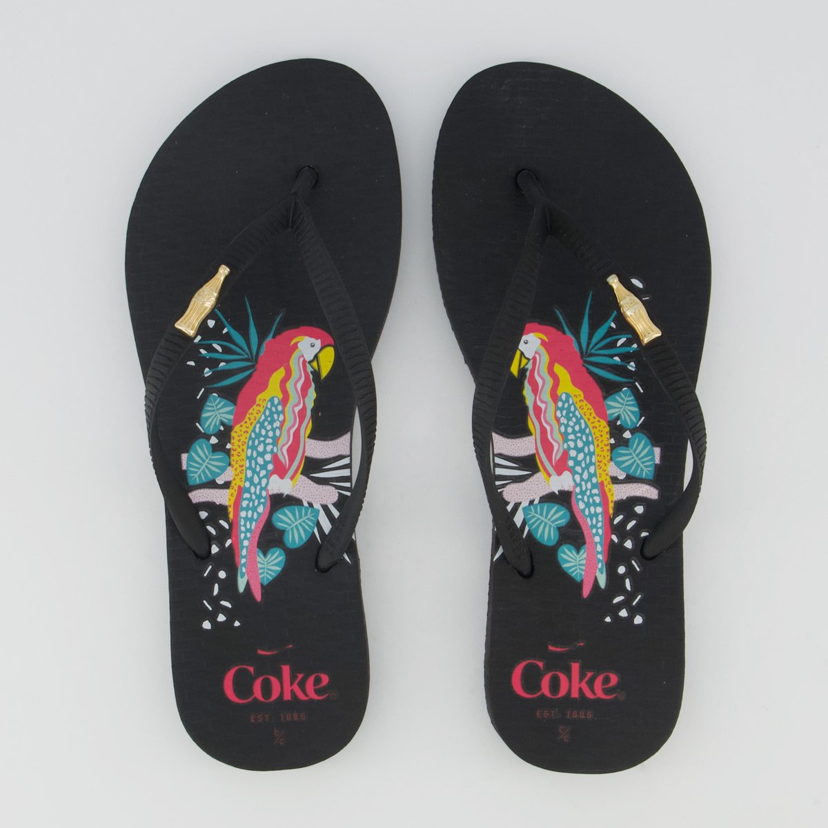Chinelo Coca Cola Urbis Feminino Preto