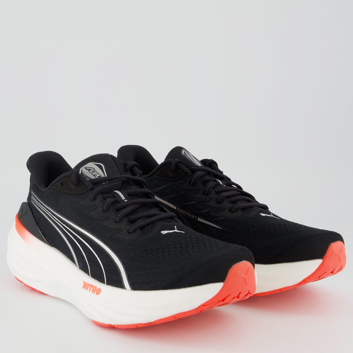 Tênis Puma Foreverun Nitro 3 Preto e Vermelho Preto 2