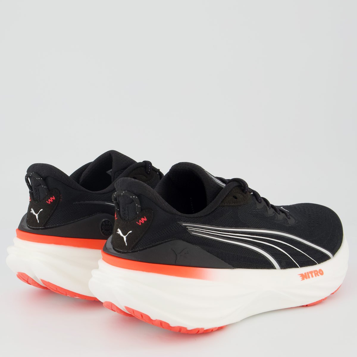 Tênis Puma Foreverun Nitro 3 Preto e Vermelho Preto 3