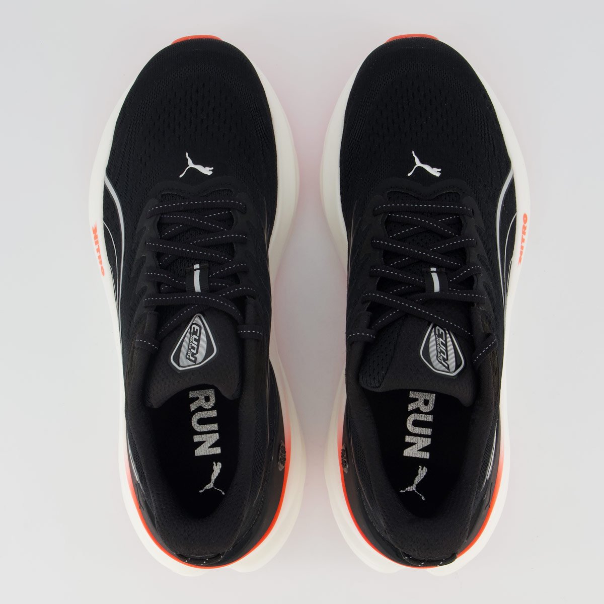 Tênis Puma Foreverun Nitro 3 Preto e Vermelho Preto 4