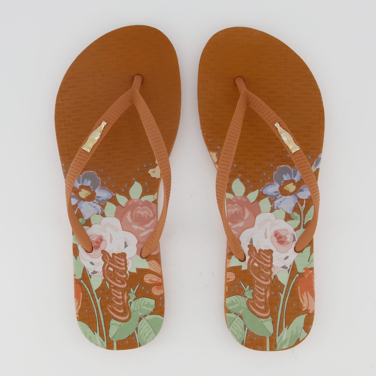 Chinelo Coca Cola Abbe Feminino Marrom