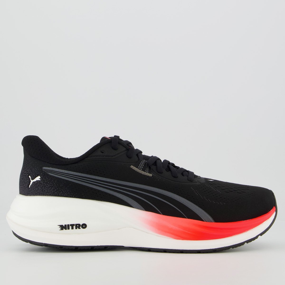 Tênis puma Electrify Nitro 5 Preto e Vermelho