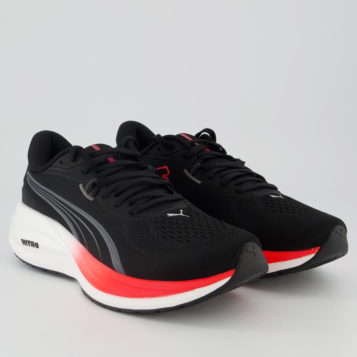Tênis puma Electrify Nitro 5 Preto e Vermelho Preto 2