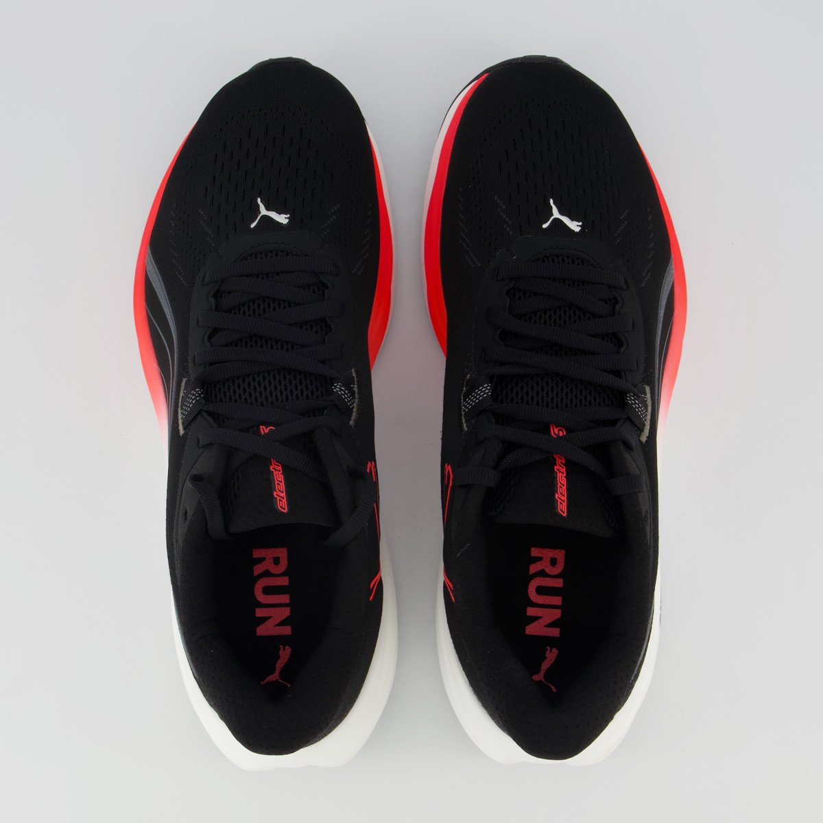 Tênis puma Electrify Nitro 5 Preto e Vermelho Preto 4