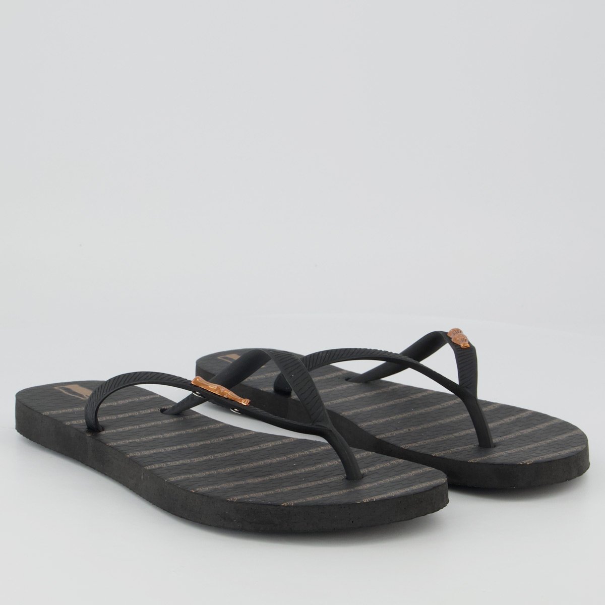 Chinelo Coca Cola Jack Feminino Preto Preto 3