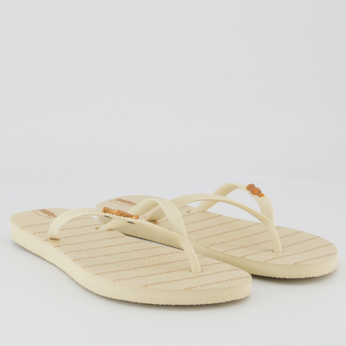 Chinelo Coca Cola Jack Feminino Bege Bege 3