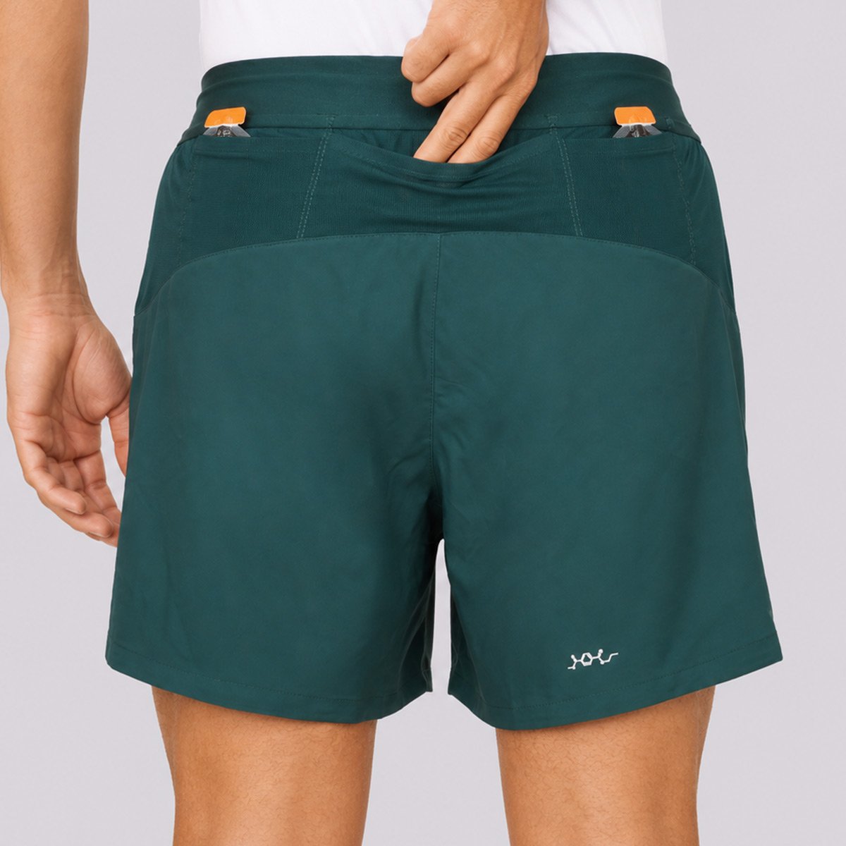 Shorts Olympikus Corre Foco 5 2 em 1 Verde Verde 5