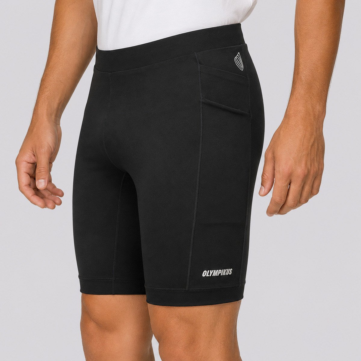 Bermuda Olympikus Corre Foco 8 Preto Preto 2