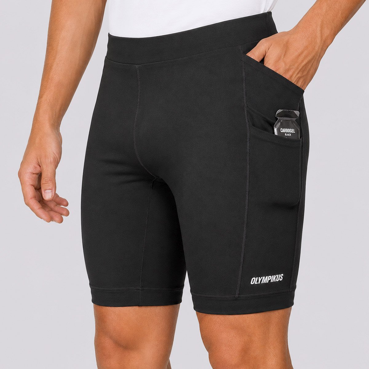 Bermuda Olympikus Corre Foco 8 Preto Preto 3