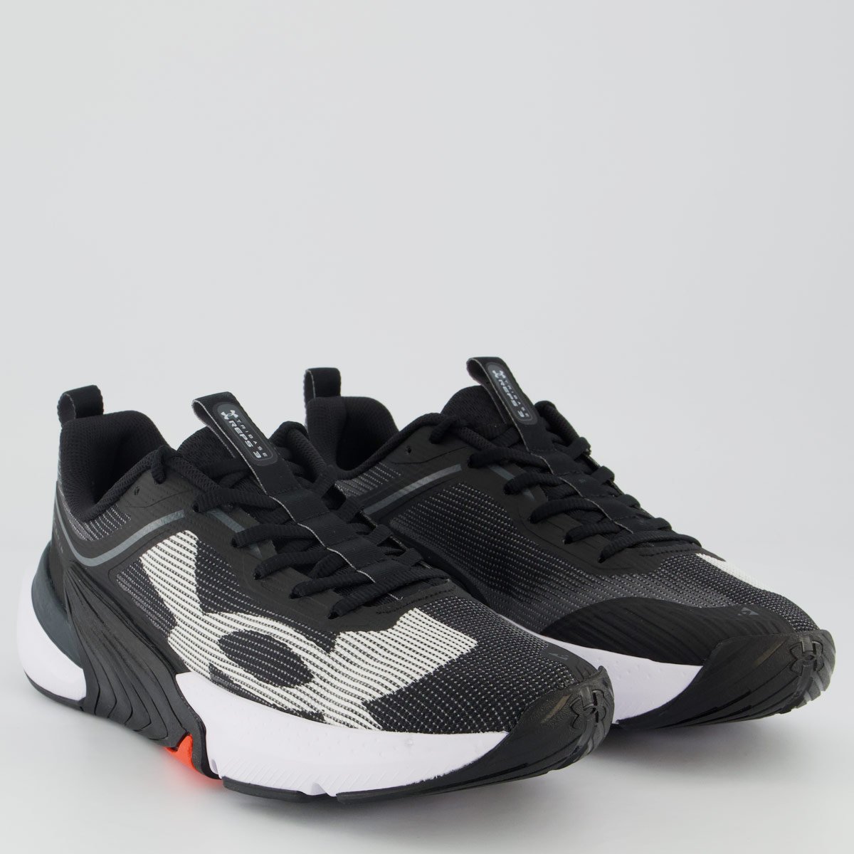 Tênis Under Armour Tribase Reps 3 Preto e Branco Preto 2