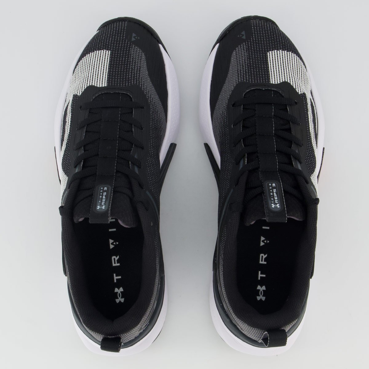 Tênis Under Armour Tribase Reps 3 Preto e Branco Preto 4